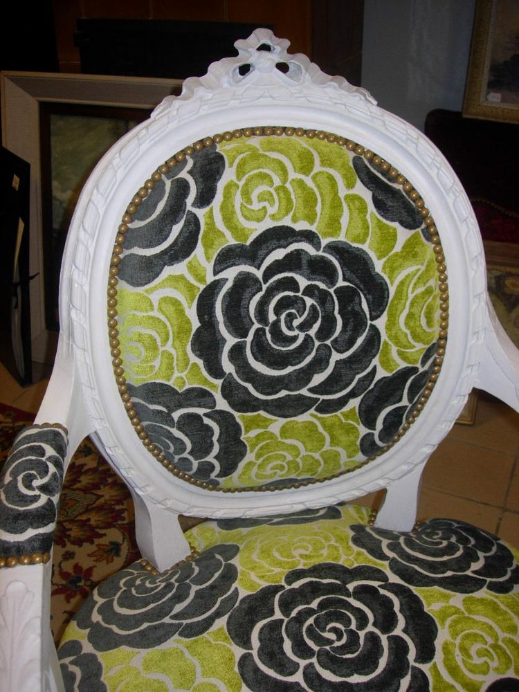 Ensemble De 3 Fauteuils Style Louis XVI - 19ème