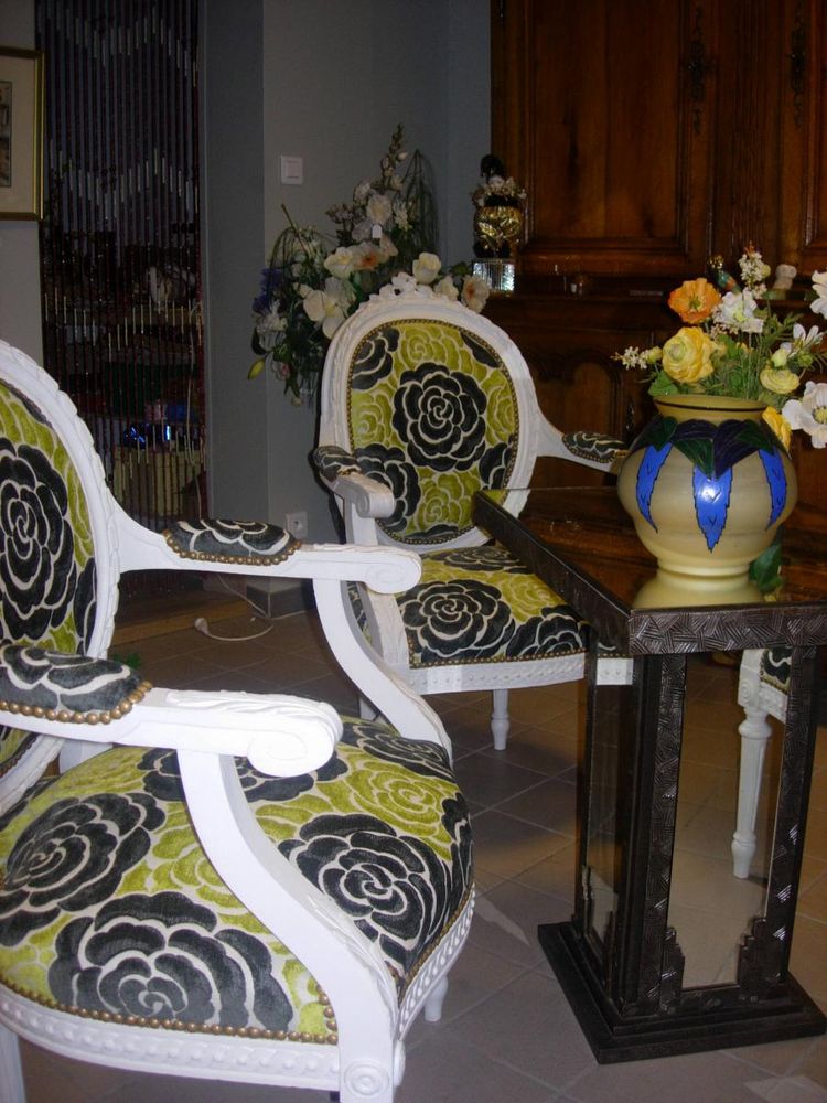 Ensemble De 3 Fauteuils Style Louis XVI - 19ème
