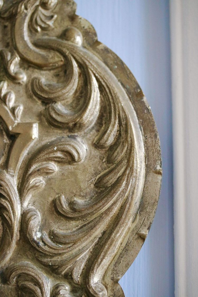 Pair Of Silver Brass Reflectors