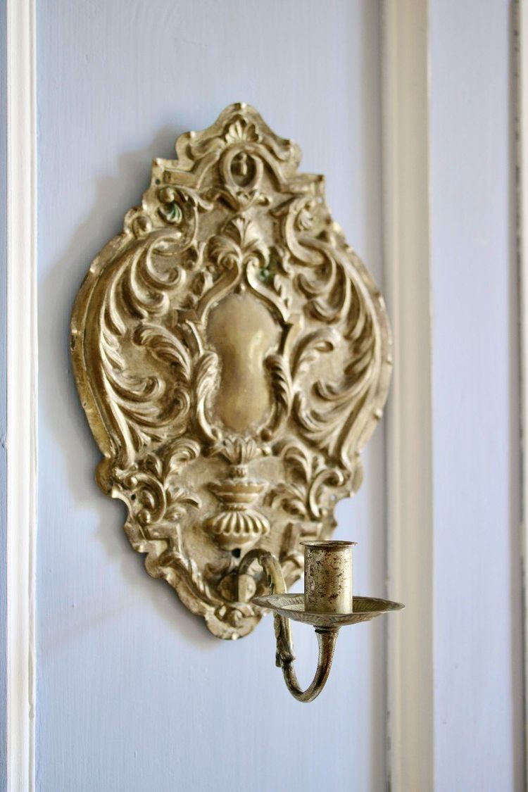 Pair Of Silver Brass Reflectors
