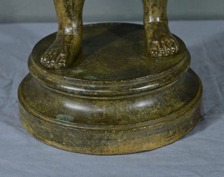 Importante bronzo “Il bambino col gallo” da A. Cecioni – fine XIX secolo