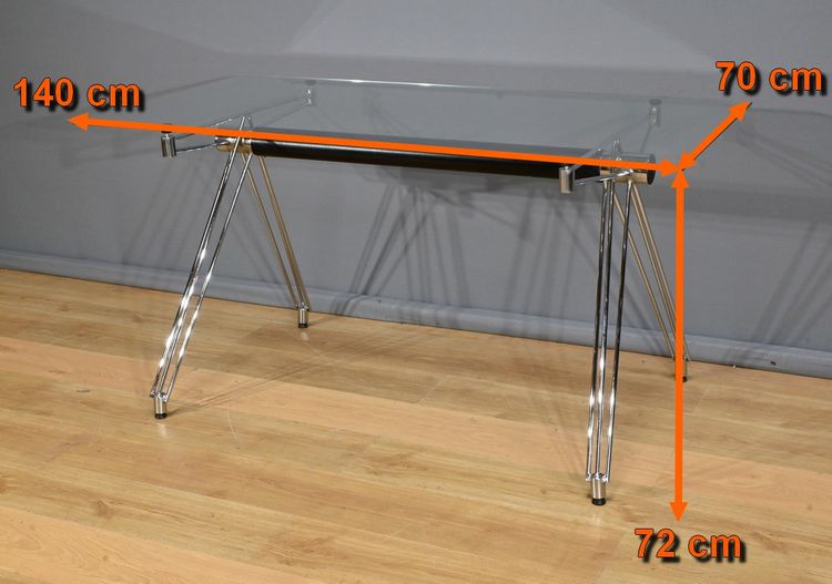 Glass Desk by P.Polar for Kare Design – XXIe
