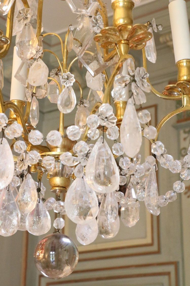 Lampadario in cristallo di rocca