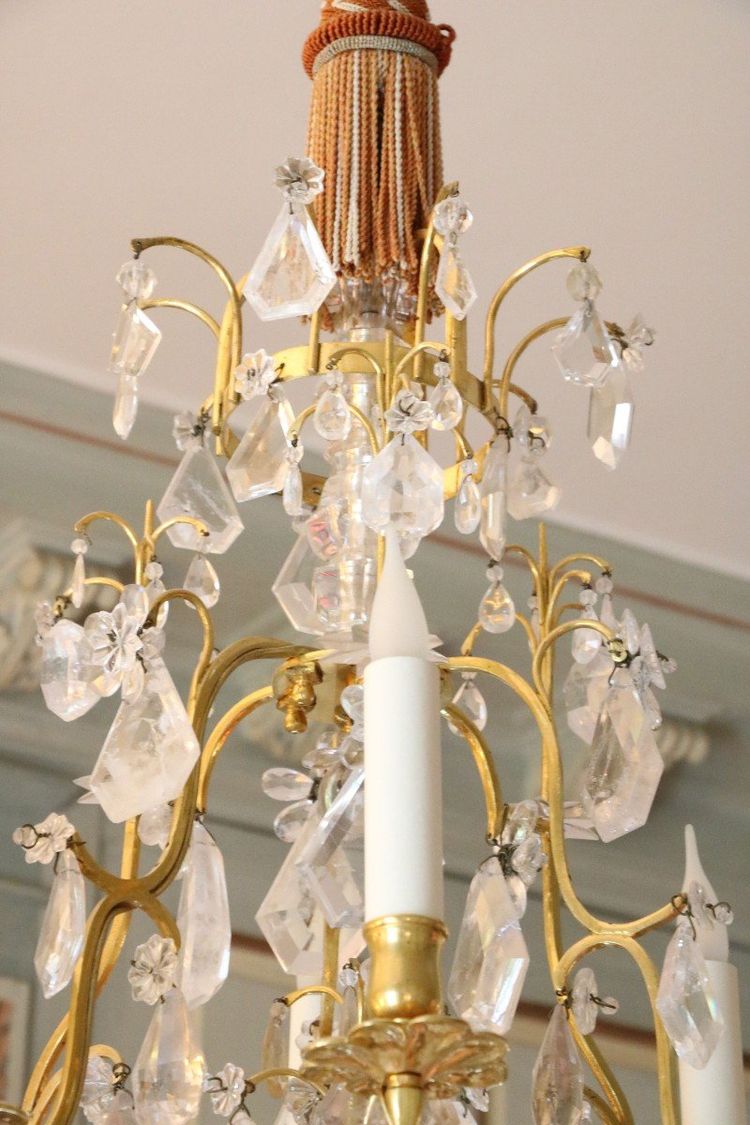 Lampadario in cristallo di rocca