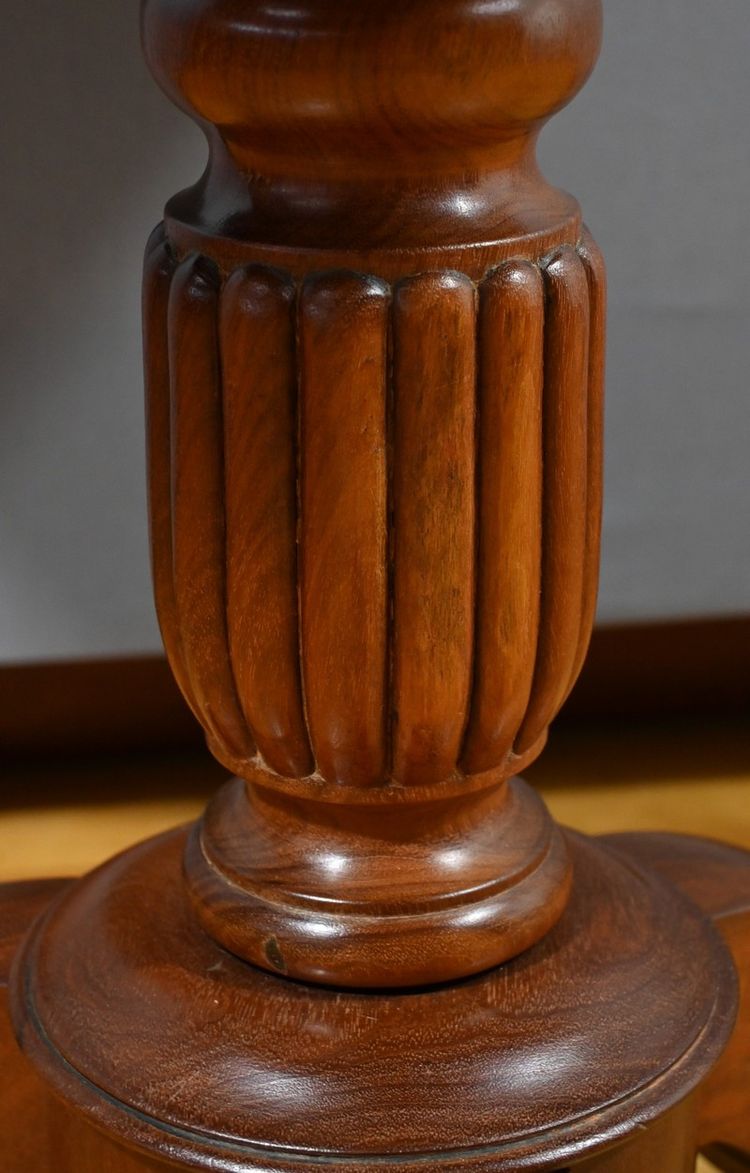 Guéridon à Système en Acajou, époque Louis Philippe – Milieu XIXe