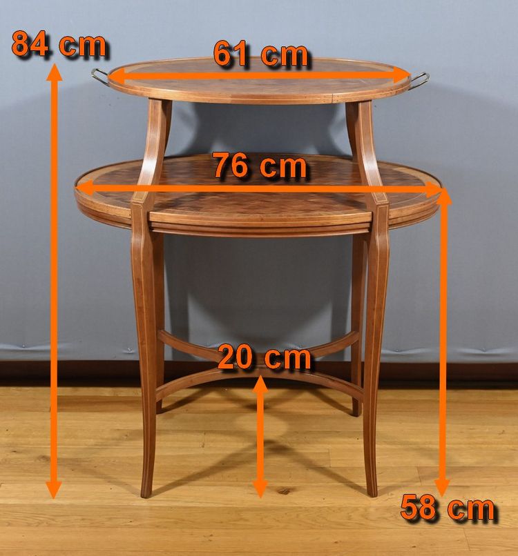 Table à Thé en Acajou – Fin XIXe