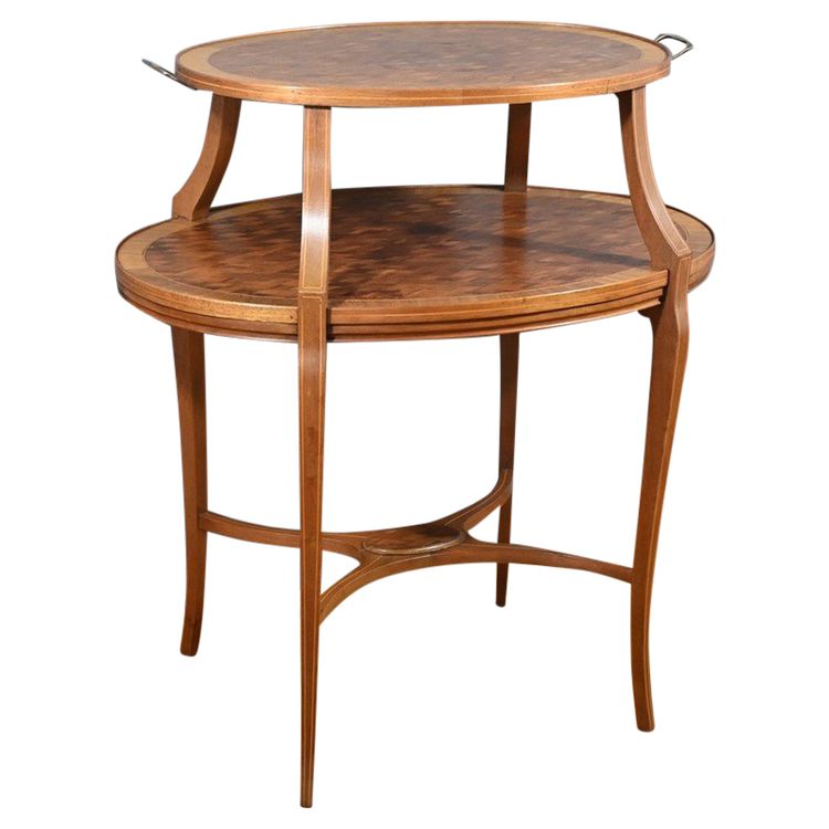 Table à Thé en Acajou – Fin XIXe