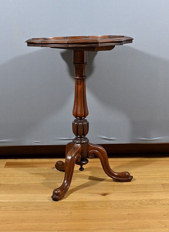 Guéridon Tripode en Acajou, style Louis Philippe – 2ème moitié du XIXe
