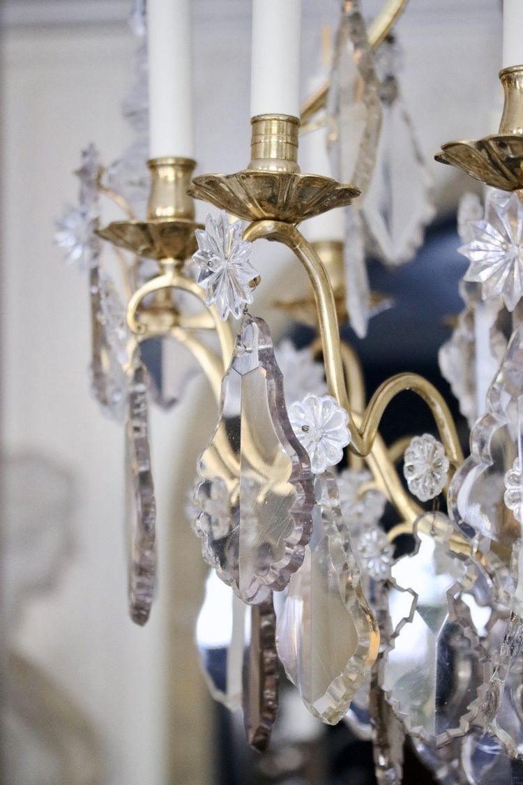 Lustre Cage à Neuf Bras De Lumières