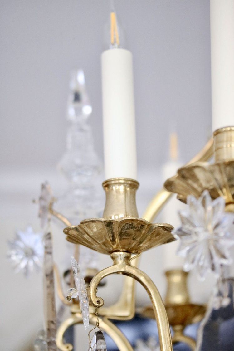 Lustre Cage à Neuf Bras De Lumières