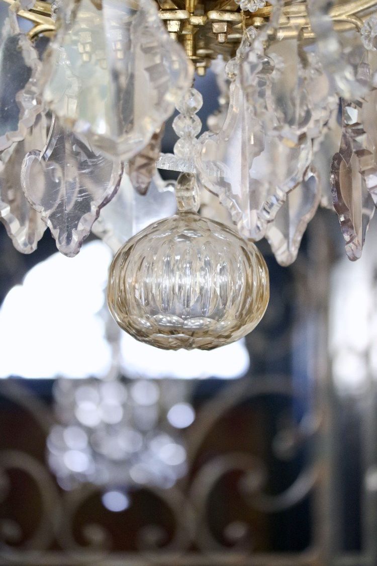 Lustre Cage à Neuf Bras De Lumières