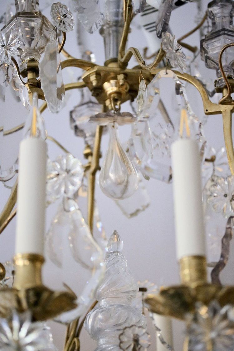 Lustre Cage à Neuf Bras De Lumières