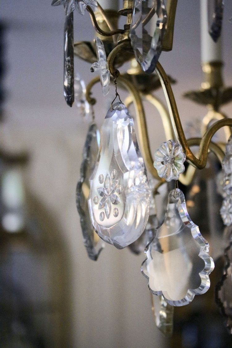 Lustre Cage à Neuf Bras De Lumières
