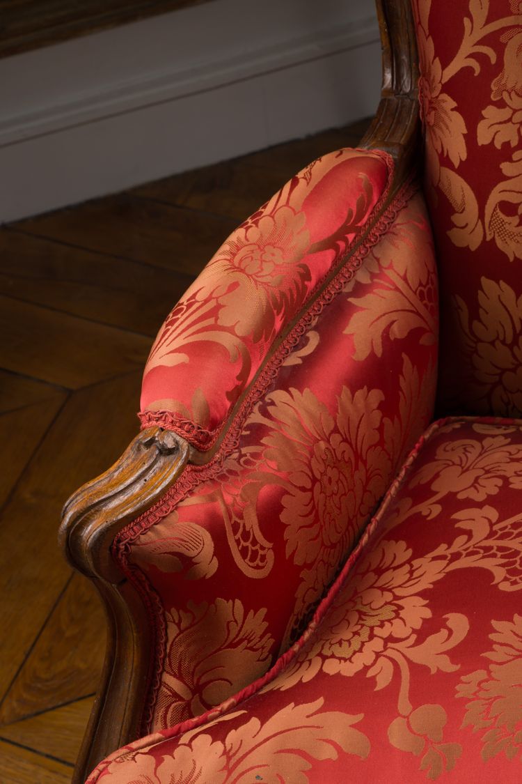 Pair of Louis XV Bergeres à La Reine