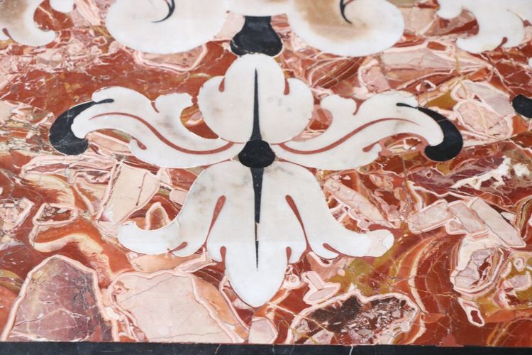 Panneau En Marqueterie De Marbre