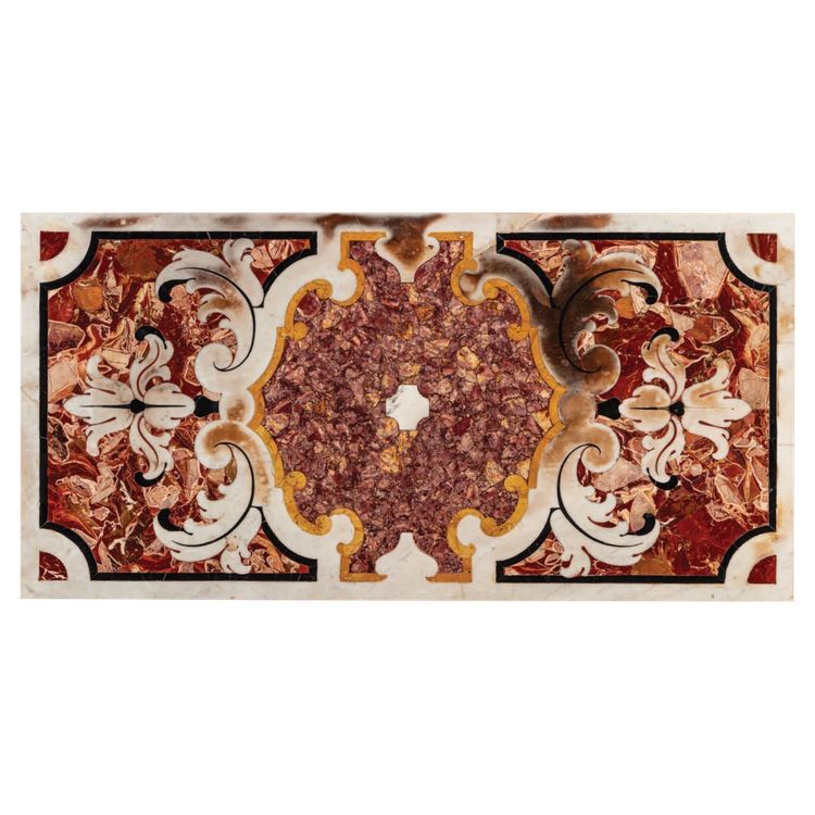 Panneau En Marqueterie De Marbre