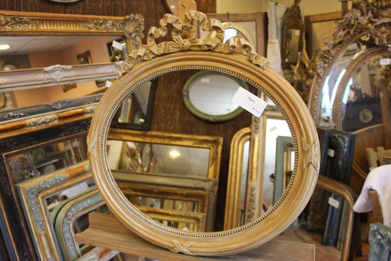 Oval mirror Louis XVI style 59 X 55 CM