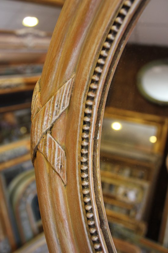 Oval mirror Louis XVI style 59 X 55 CM