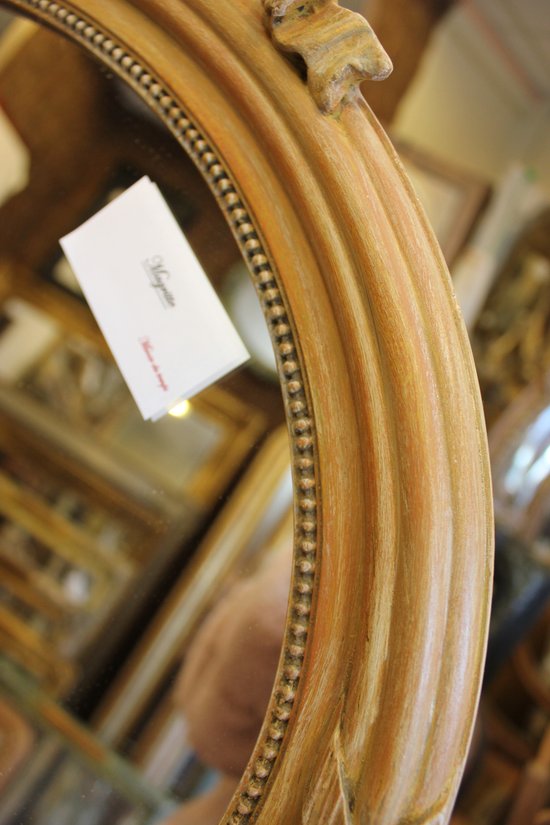 Oval mirror Louis XVI style 59 X 55 CM