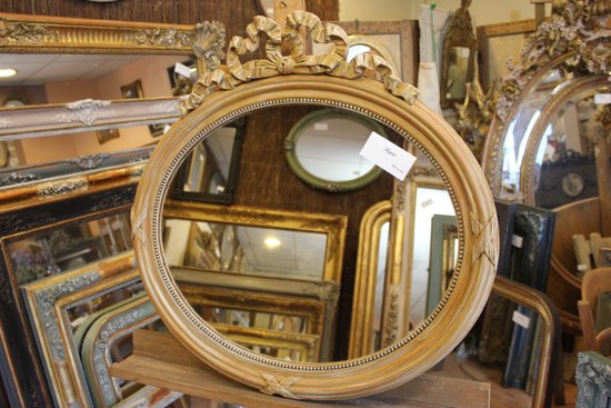 Oval mirror Louis XVI style 59 X 55 CM
