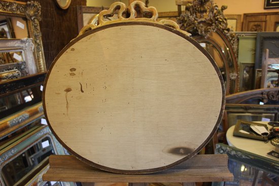 Oval mirror Louis XVI style 59 X 55 CM