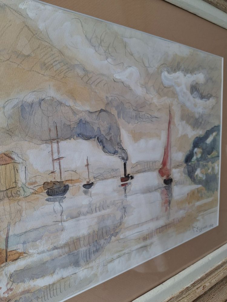 Gouache PAUL SIGNAC 
