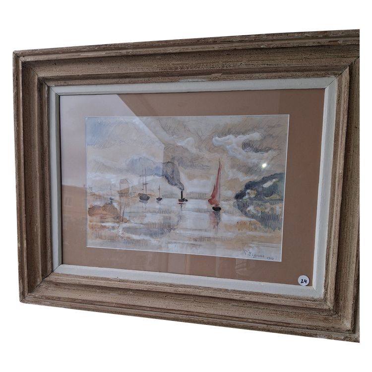 Gouache PAUL SIGNAC 