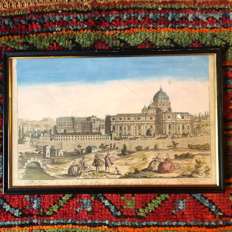 Zwei Guckkastenbilder, Rom, 18. Jahrhundert