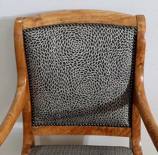 Paire de Fauteuils en Frêne Clair, époque Restauration  / Charles X – Début XIXe
