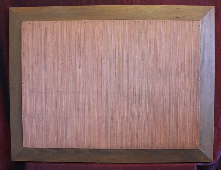 Specchio veneziano rettangolare 57 X 75 cm con lati inclinati e vetro acidato