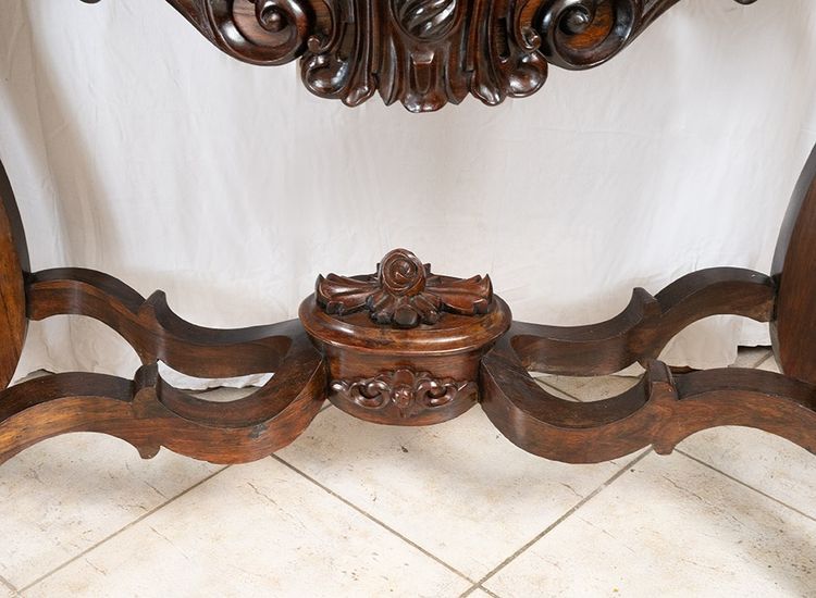 Console Napolitaine Ancienne Louis Philippe, XIXe Siècle.