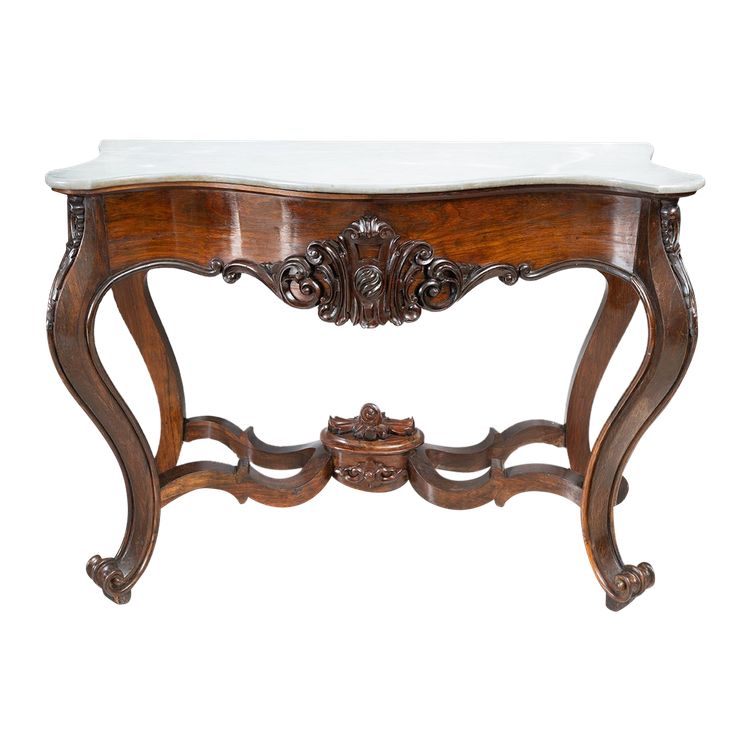 Console Napolitaine Ancienne Louis Philippe, XIXe Siècle.