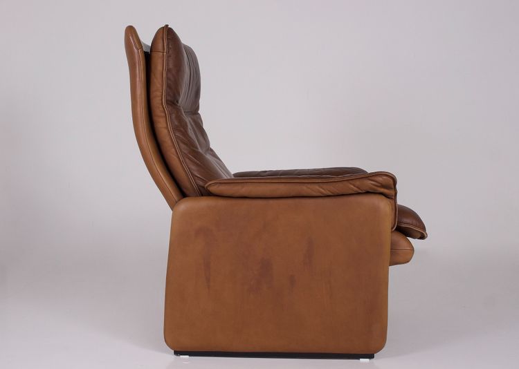 De Sede DS-50 Leather Armchair and Ottoman