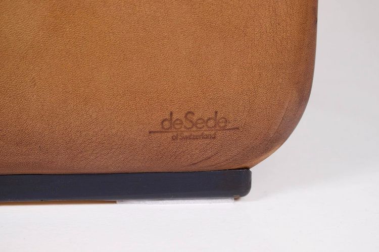 De Sede DS-50 Leather Armchair and Ottoman