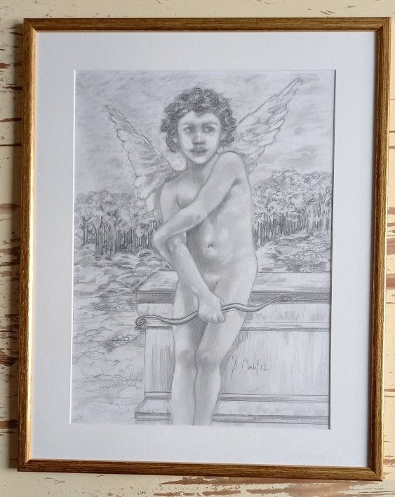Cupido che ha scoccato la sua freccia