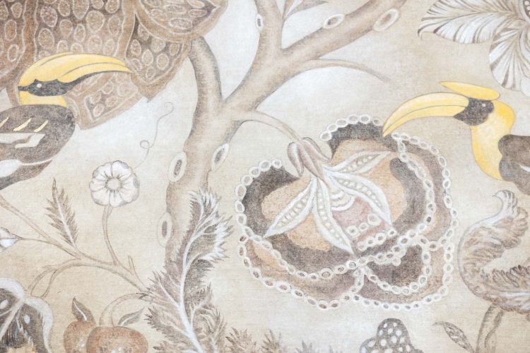 Toile peinte représentant des toucans. Travail contemporain.  LS62731089P