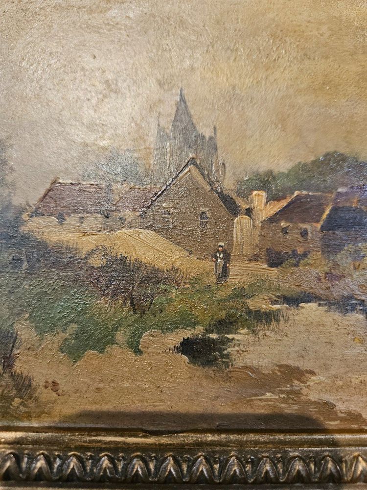 Paar Gemälde des Malers Eugène Galien Laloue – signiert Léon Dupuy.  19. Jahrhundert.