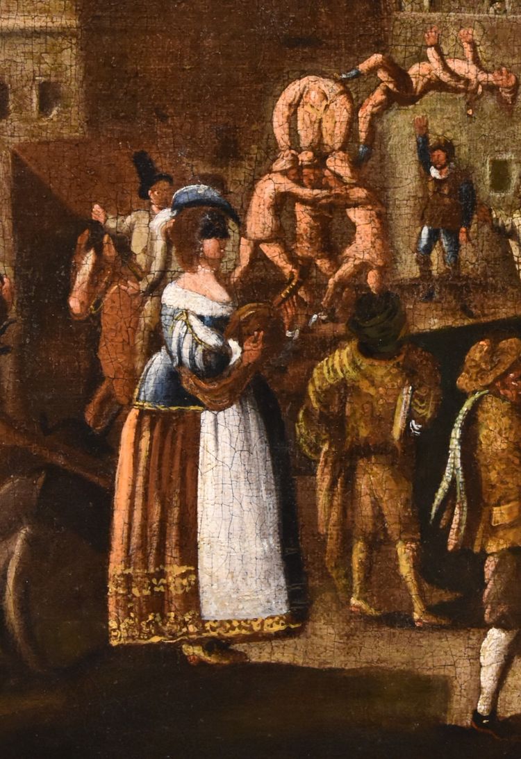 Scène De Carnaval à Rome Au XVIIe Siècle (Piazza Navona), Michelangelo Cerquozzi (1602 - 1660)
