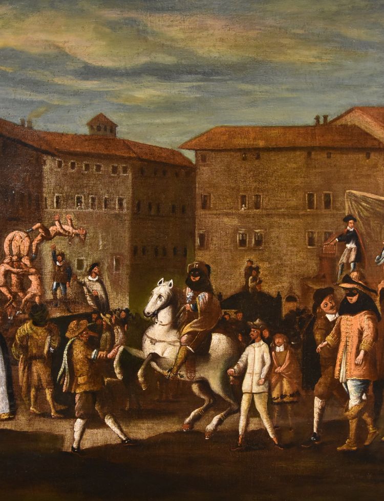 Scène De Carnaval à Rome Au XVIIe Siècle (Piazza Navona), Michelangelo Cerquozzi (1602 - 1660)