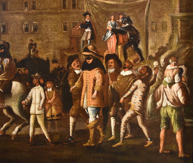 Scène De Carnaval à Rome Au XVIIe Siècle (Piazza Navona), Michelangelo Cerquozzi (1602 - 1660)
