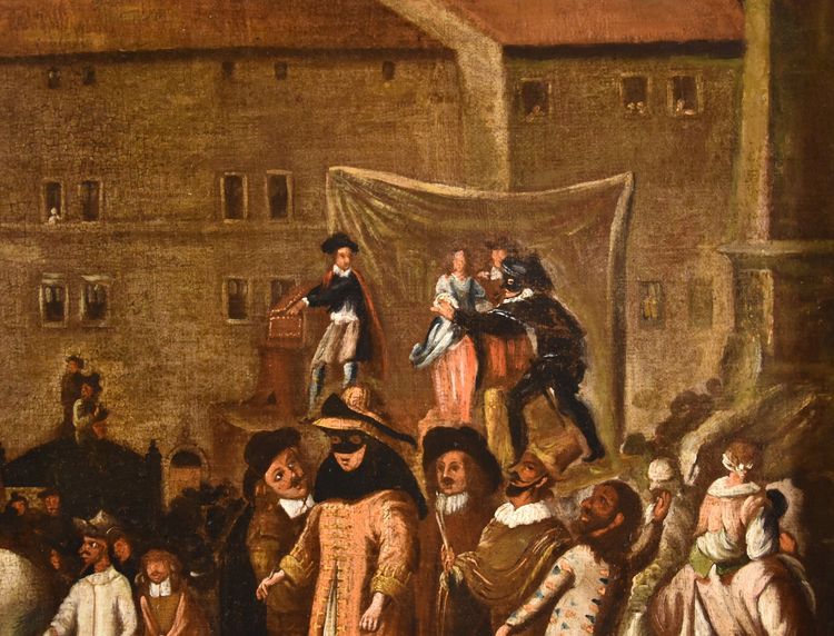 Scène De Carnaval à Rome Au XVIIe Siècle (Piazza Navona), Michelangelo Cerquozzi (1602 - 1660)
