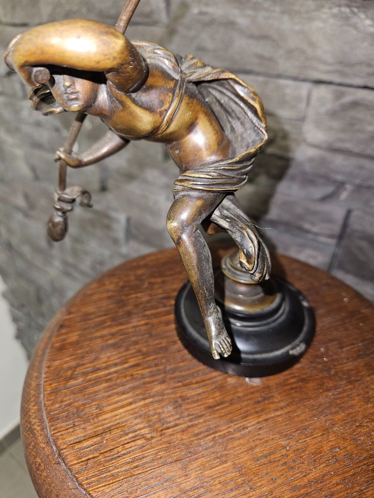 Scultura in bronzo di Bacco che danza - fine XIX secolo - Francia