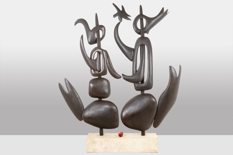 Antonino di San Pietro. Scultura in metallo curvato. Opera contemporanea. LS62278160