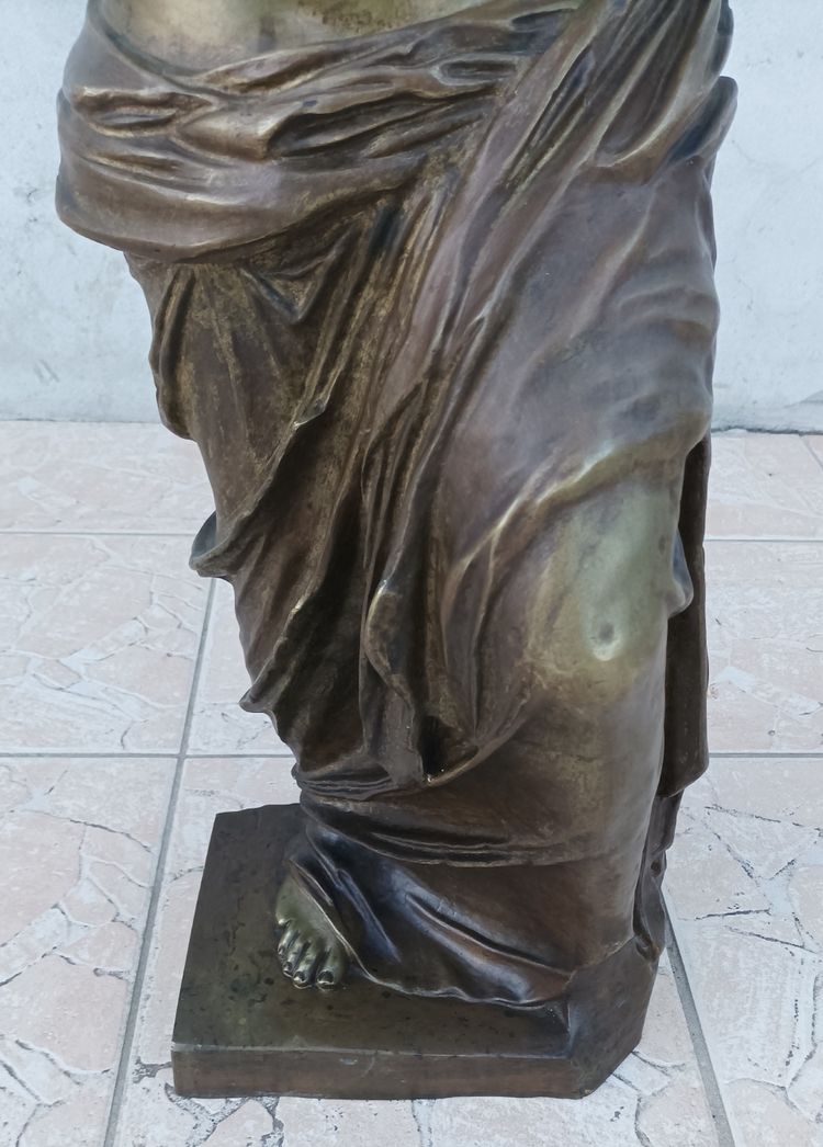 Venere di Milo Grande scultura in bronzo del XIX secolo