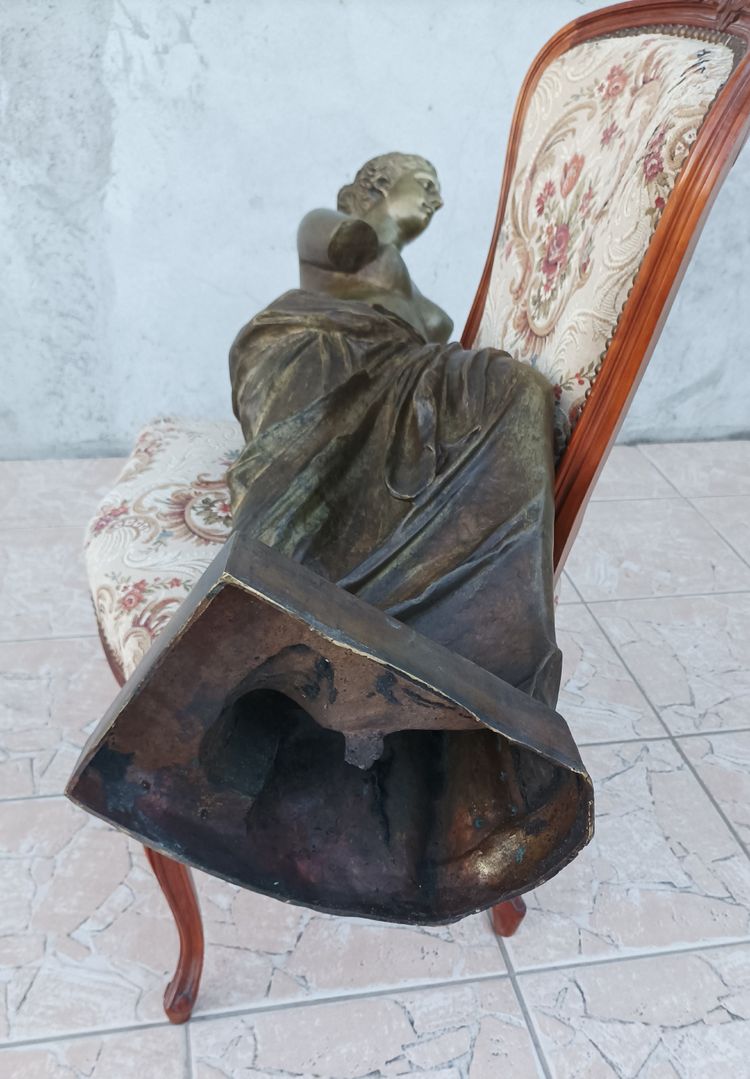 Venere di Milo Grande scultura in bronzo del XIX secolo