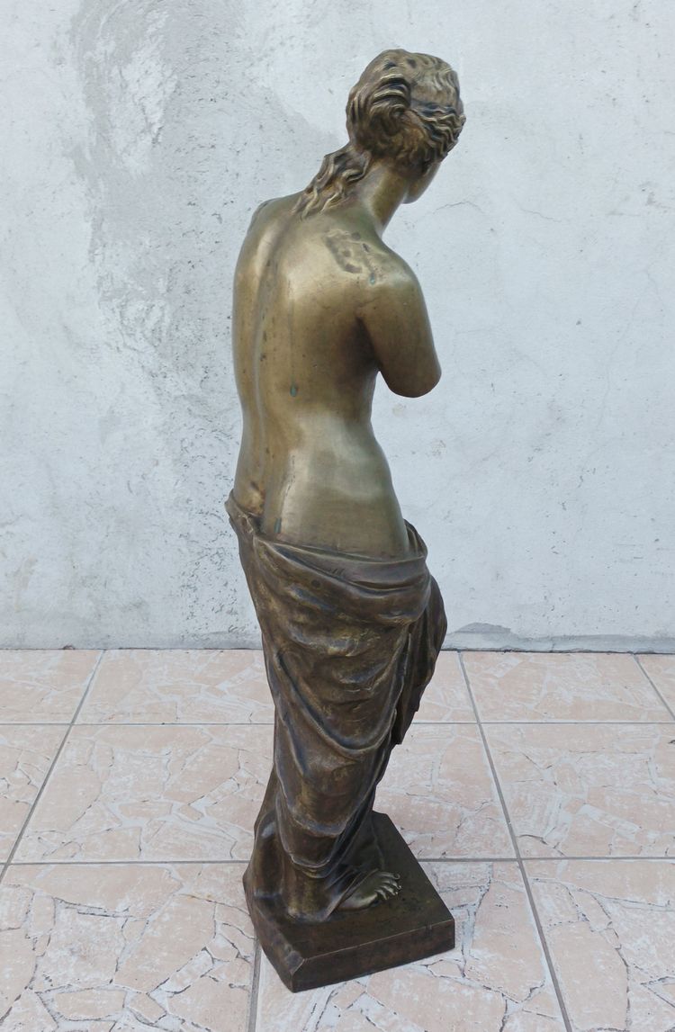 Venere di Milo Grande scultura in bronzo del XIX secolo