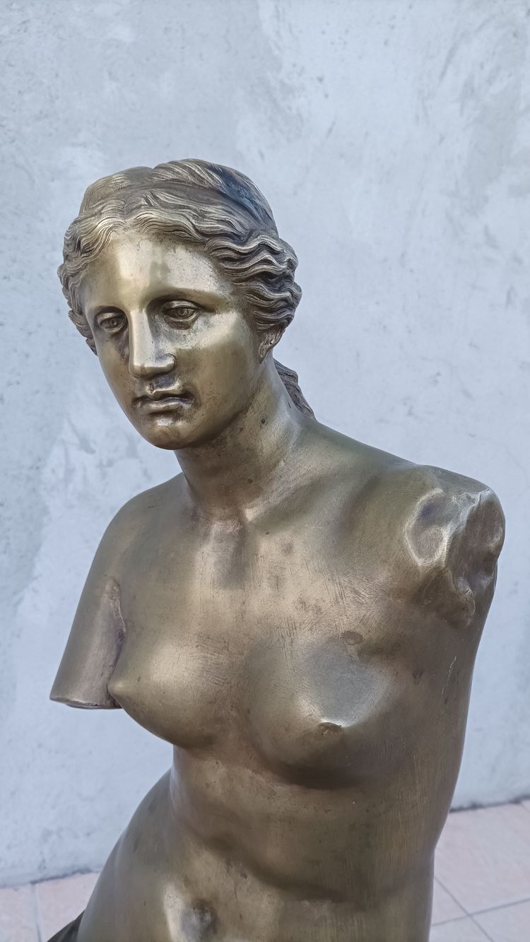 Venere di Milo Grande scultura in bronzo del XIX secolo