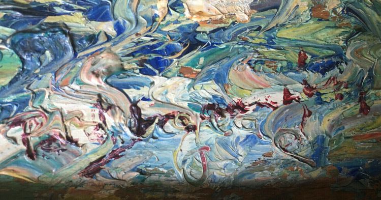Tableau Huile sur carton attr. Julien Gustave GAGLIARDINI (1846 -1927) ? St Jean Cap Ferrat