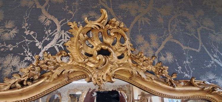 Specchio d'epoca Napoleone III 182 x108