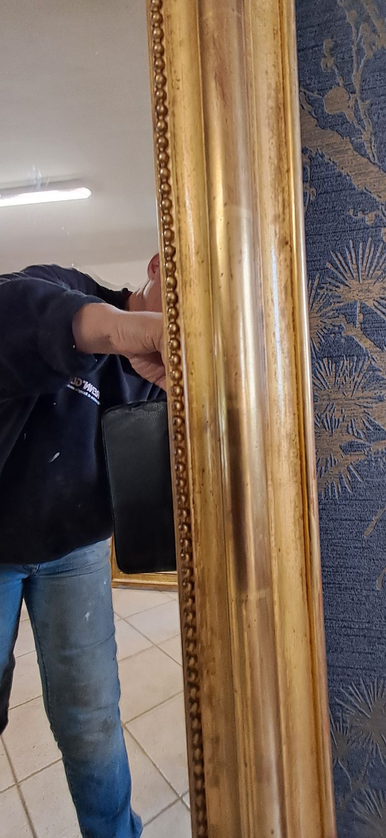 Specchio d'epoca Napoleone III 182 x108